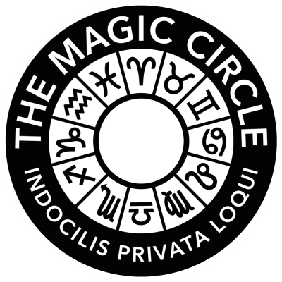 themagiccircle black roundel white border